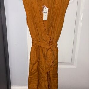 Maeve by Anthropologie Mustard Romper